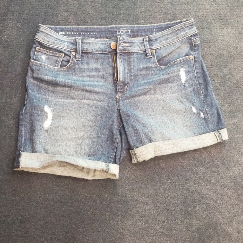 Loft jean shorts